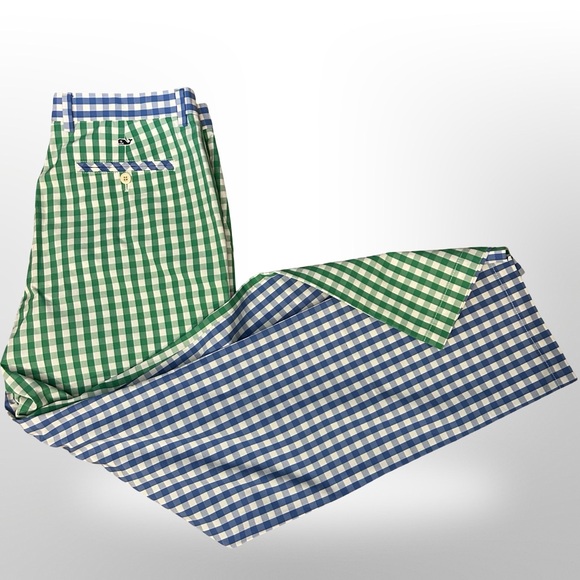 Vineyard Vines Gingham Breaker Pants – Preppy Statement